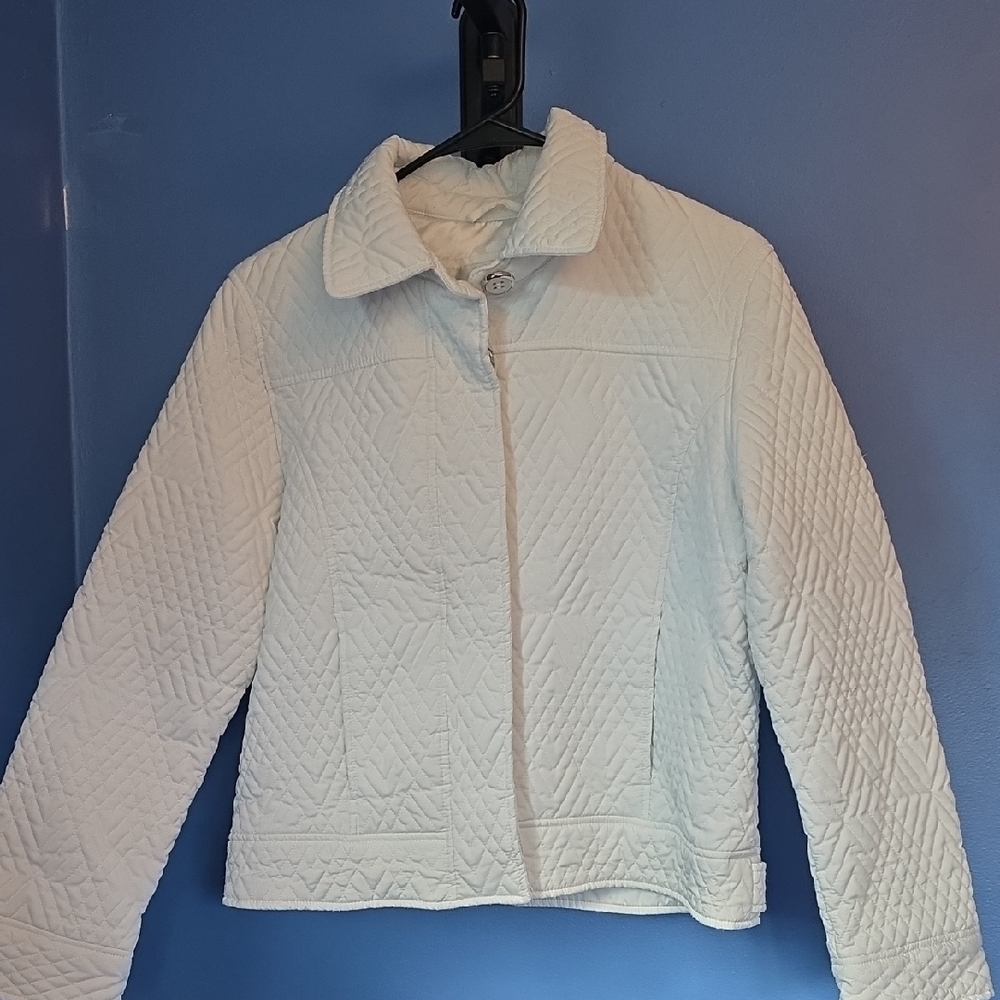 Weatherproof Women's White Quilted Puffer Jacket